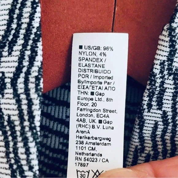 Athleta flurry seamless turtleneck black white size XS - Picture 9 of 10